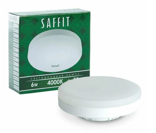 Лампа cветодиодная GX53 6Вт белый свет 4000K