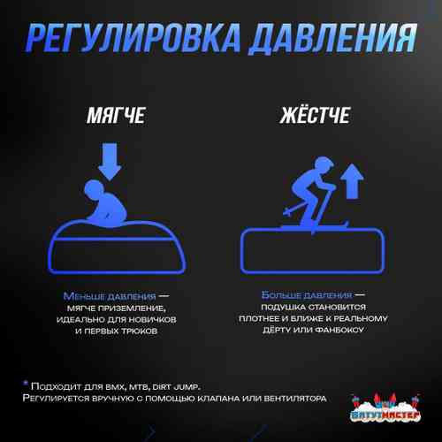 Надувная подушка «PAB Progress» для фристайла и экстрим-прыжков, 8,5×4×2,5 м