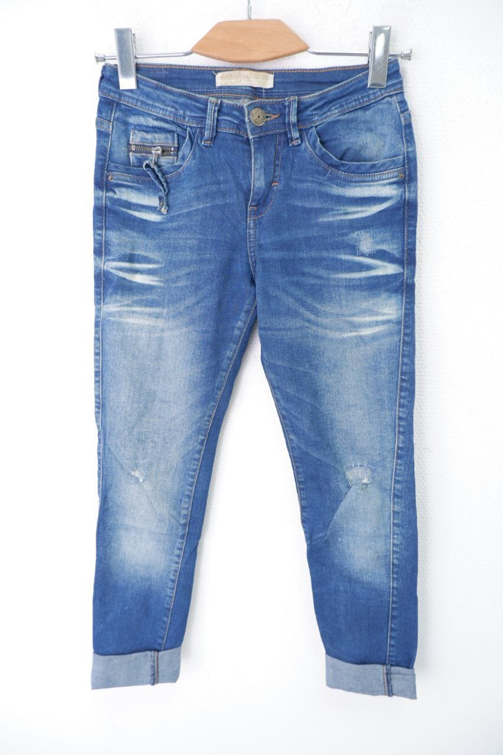 Джинсы Zara с подворотами 40 размер