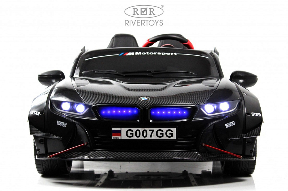 Детский электромобиль RiverToys G007GG черный