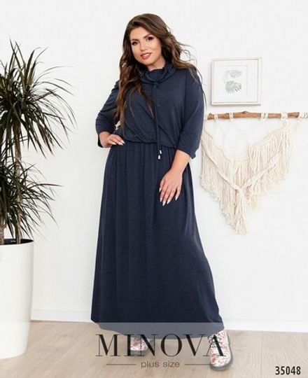 Платье 15-00-синий Minova Фото 2