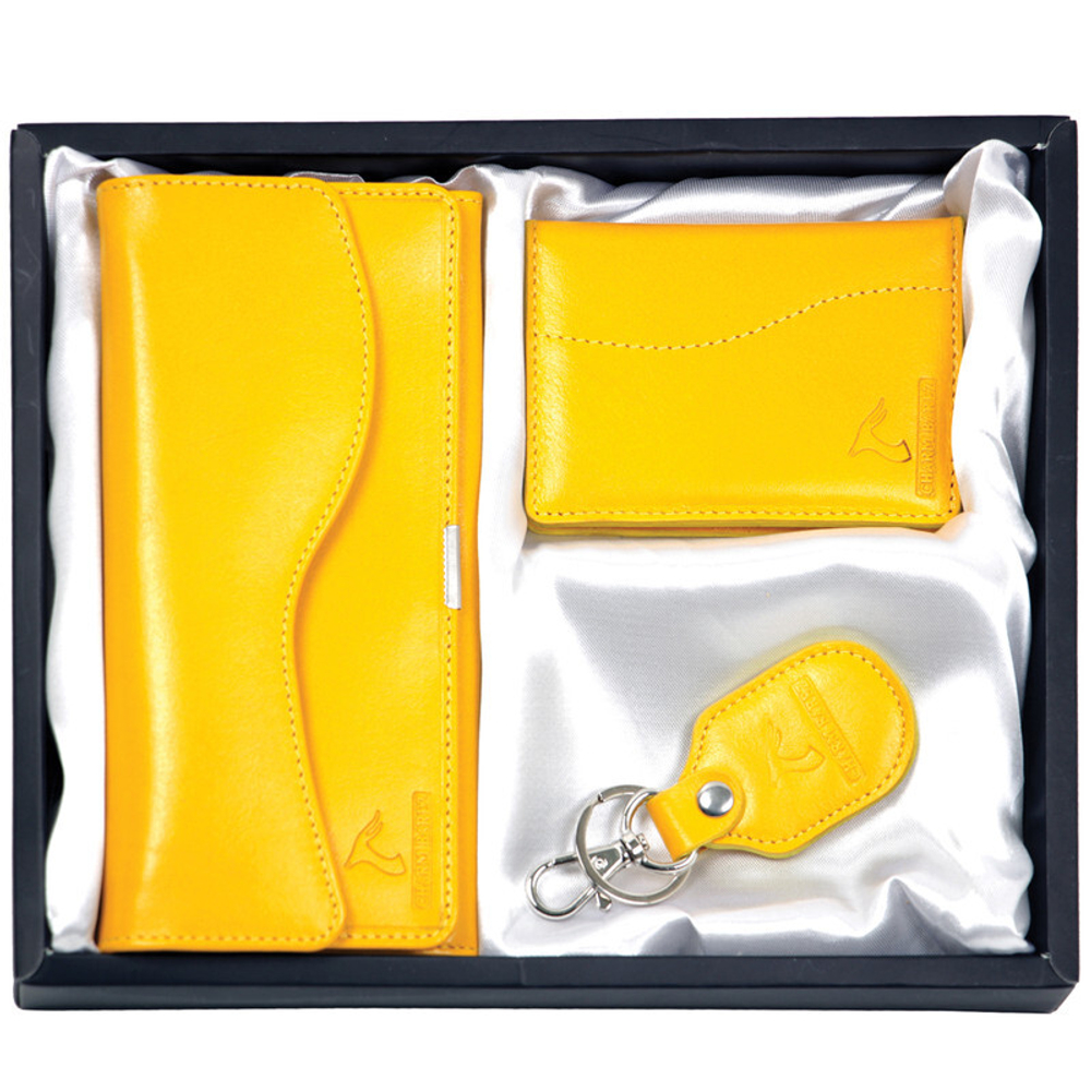 Женский подарочный набор клатч и кошелек Barez Leather натуральная кожа Иран DS68 569