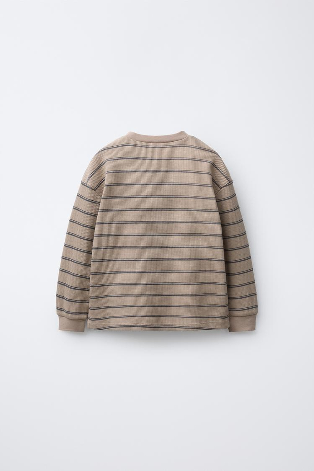 ZARA ПИЖАМА В ПОЛОСКУ, РЫЖЕВАТО-КОРИЧНЕВЫЙ