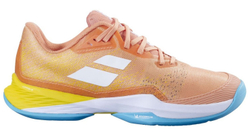 Женские Кроссовки теннисные Babolat Jet Mach 3 All Court - coral/gold fusion