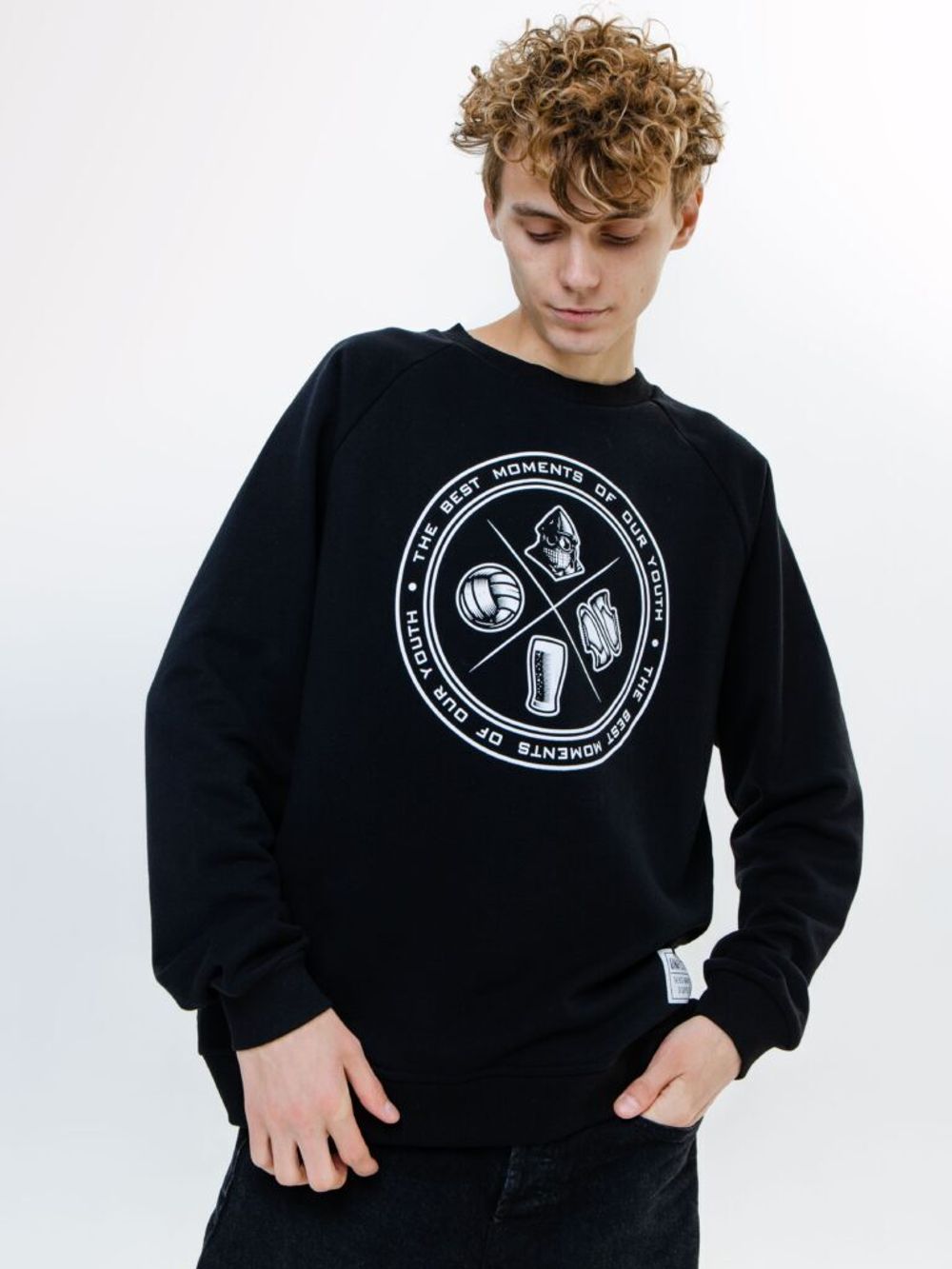 Толстовка Unaffected Круг 2.0 Черная