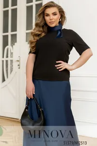 Футболка 2513-черный Minova