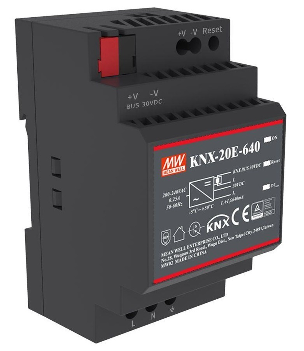 Преобразователь AC-DC сетевой Mean Well KNX-20E-640