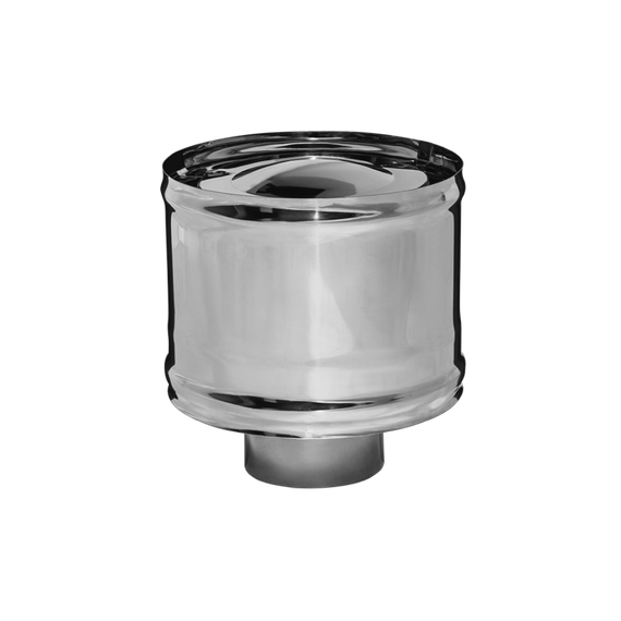 Зонт-К для дымохода Ferrum DN120 0,5/430 с ветрозащитой 25403