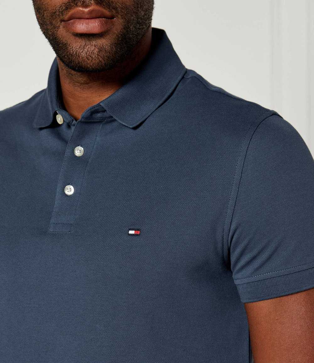 Поло 1985 Tommy Hilfiger - голубой(MW0MW17771)