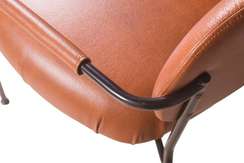 Лаунж-кресло Ego, коричневая экокожа