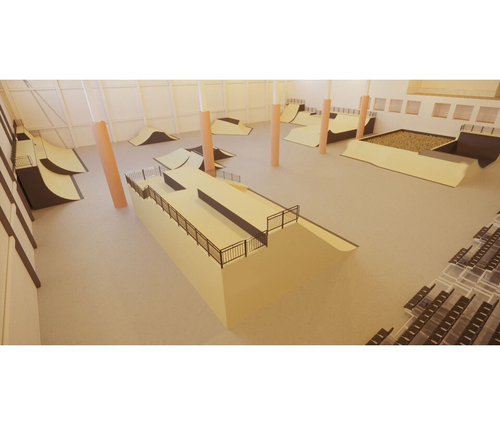 Проект крытого bmx парка #1