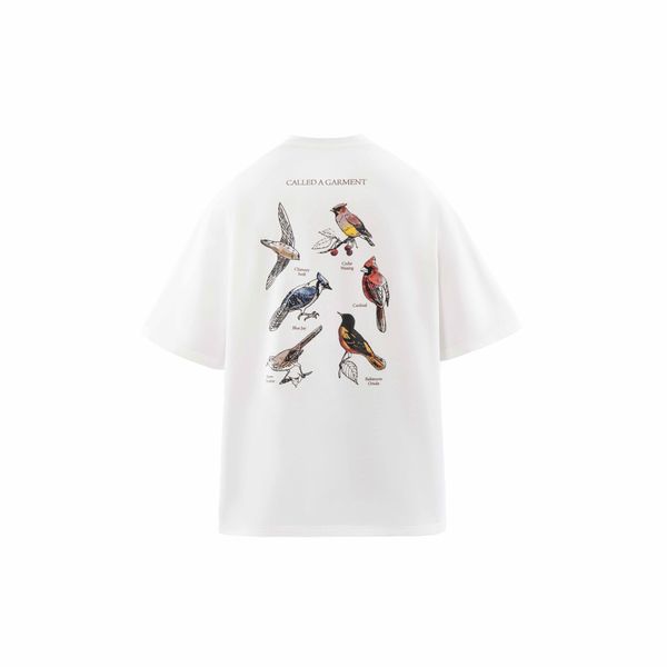 Футболка Birds Молочная - фото 2