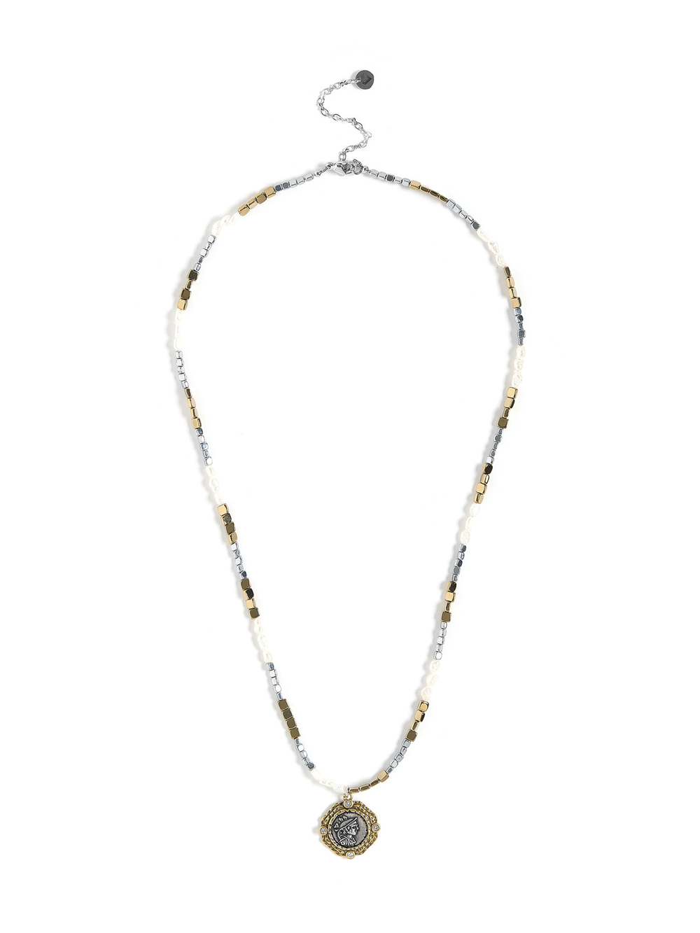 Сотуар "Pearl hematite coin bicolor"