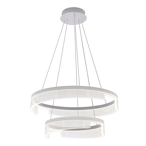 Подвесной светодиодный cветильник LED4U L5022-600-400 WH
