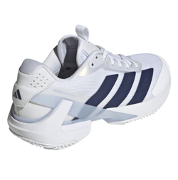Женские Кроссовки теннисные Adidas Adizero Ubersonic 5 W Clay - cloud white/dark blue/crystal sky