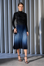 4819 Юбка женская (сине-голубой)