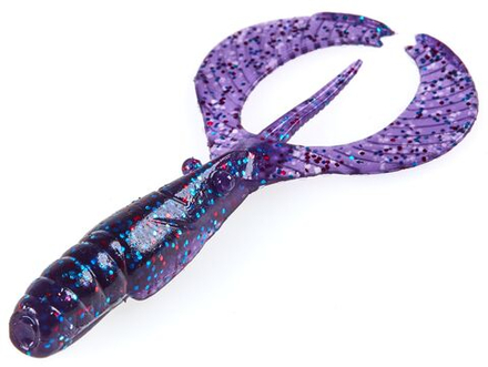Мягкая приманка Lucky John Curly Shrimp 3in (76 мм), цвет S63, 10 шт.