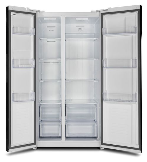 Холодильник Hyundai CS5003F белое стекло