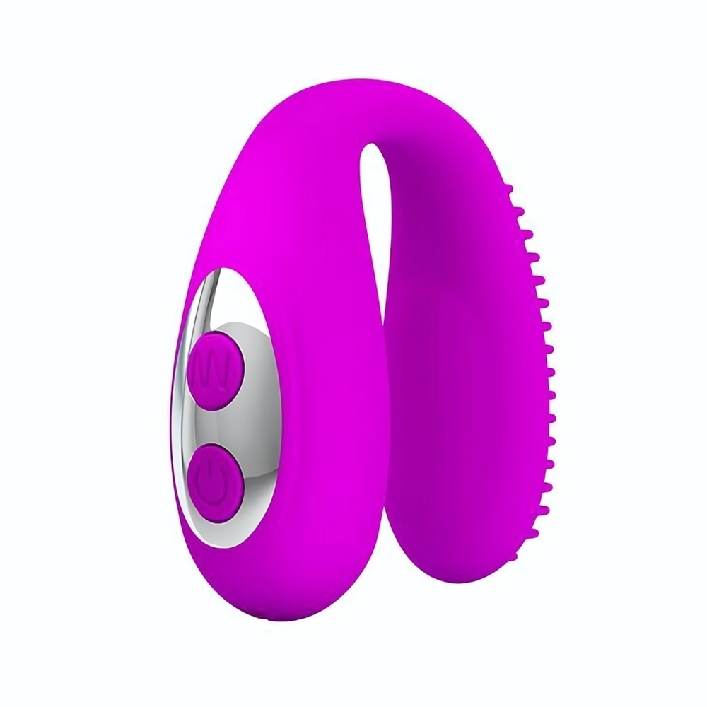 Лиловая вибронасадка для оральных ласк Mabel (Цвет: лиловый)