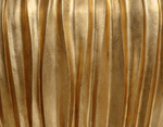 Кашпо TREEZ Effectory Metal Чаша Design Wave Сусальное золото в-32, д-38 см 41.33-07-22-085-GLD-38