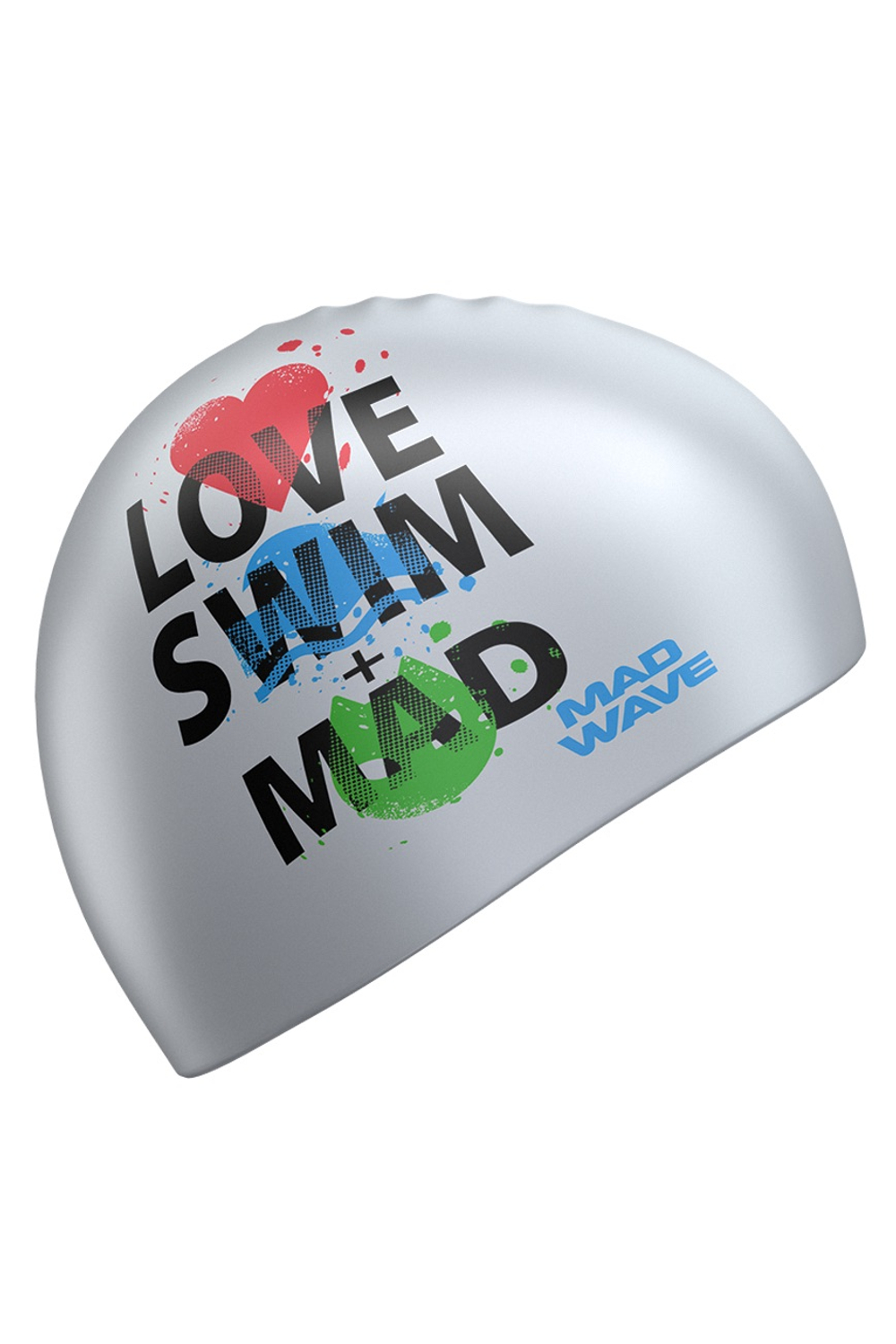 СИЛИКОНОВАЯ ШАПОЧКА MADWAVE LOVE SWIM MAD
