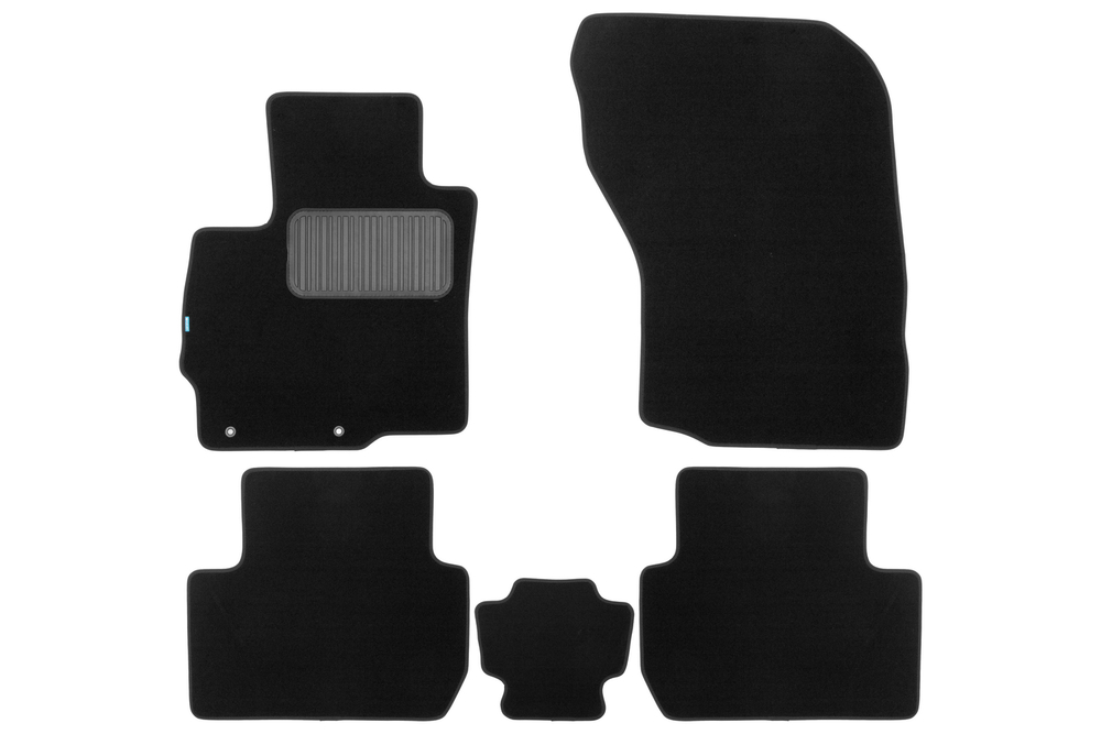 Коврики в салон для MITSUBISHI Outlander III АКПП 2012-2015, 2015-2018, 2018-, внедорожник , 5 шт. (текстиль) KVR03352922110KH