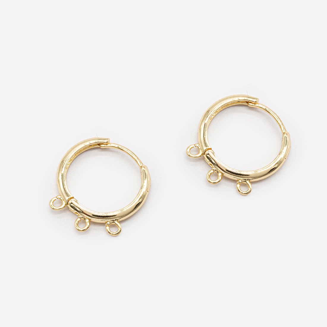 Швензы для навесных элементов, 3 петли, 17мм, позолота