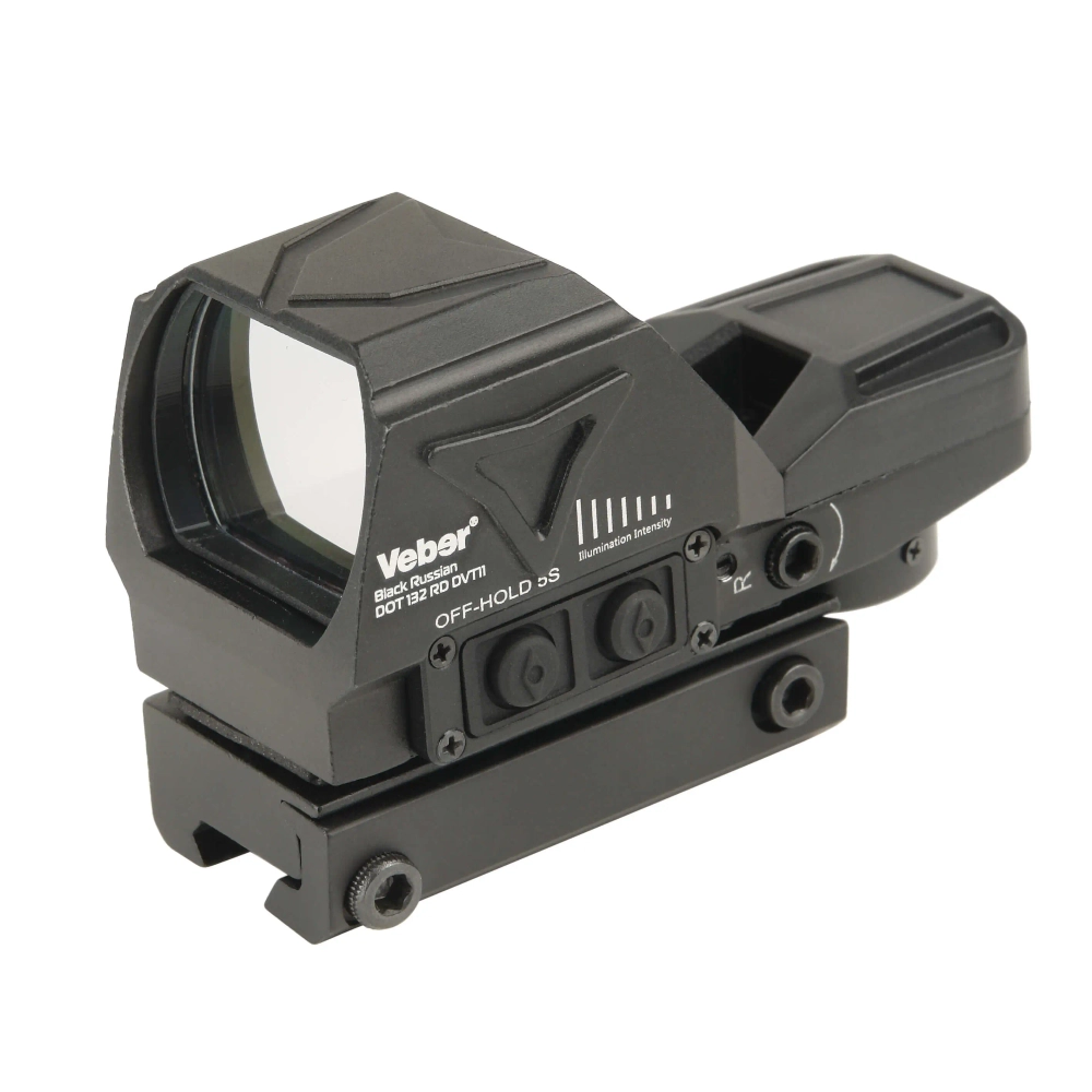 Прицел коллиматорный Veber Black Russian DOT 132 RD DVT11 вид спереди