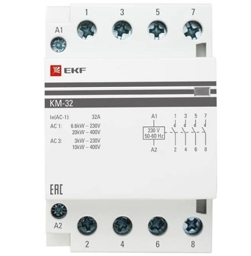 Контактор  EKF km-3-32-31