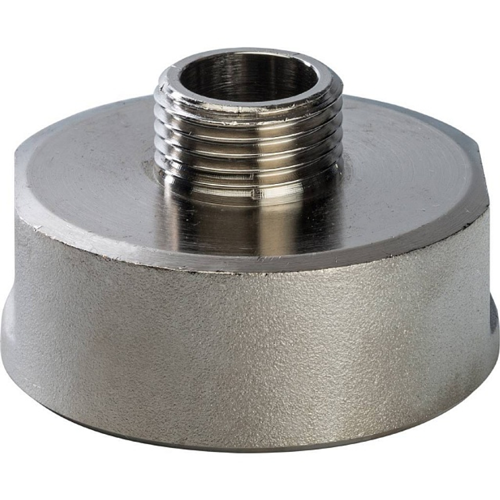 Переход с внутренней резьбы на наружную STOUT SFT 0008 - 1"1/2 x 1/2" (латунь никелированная)