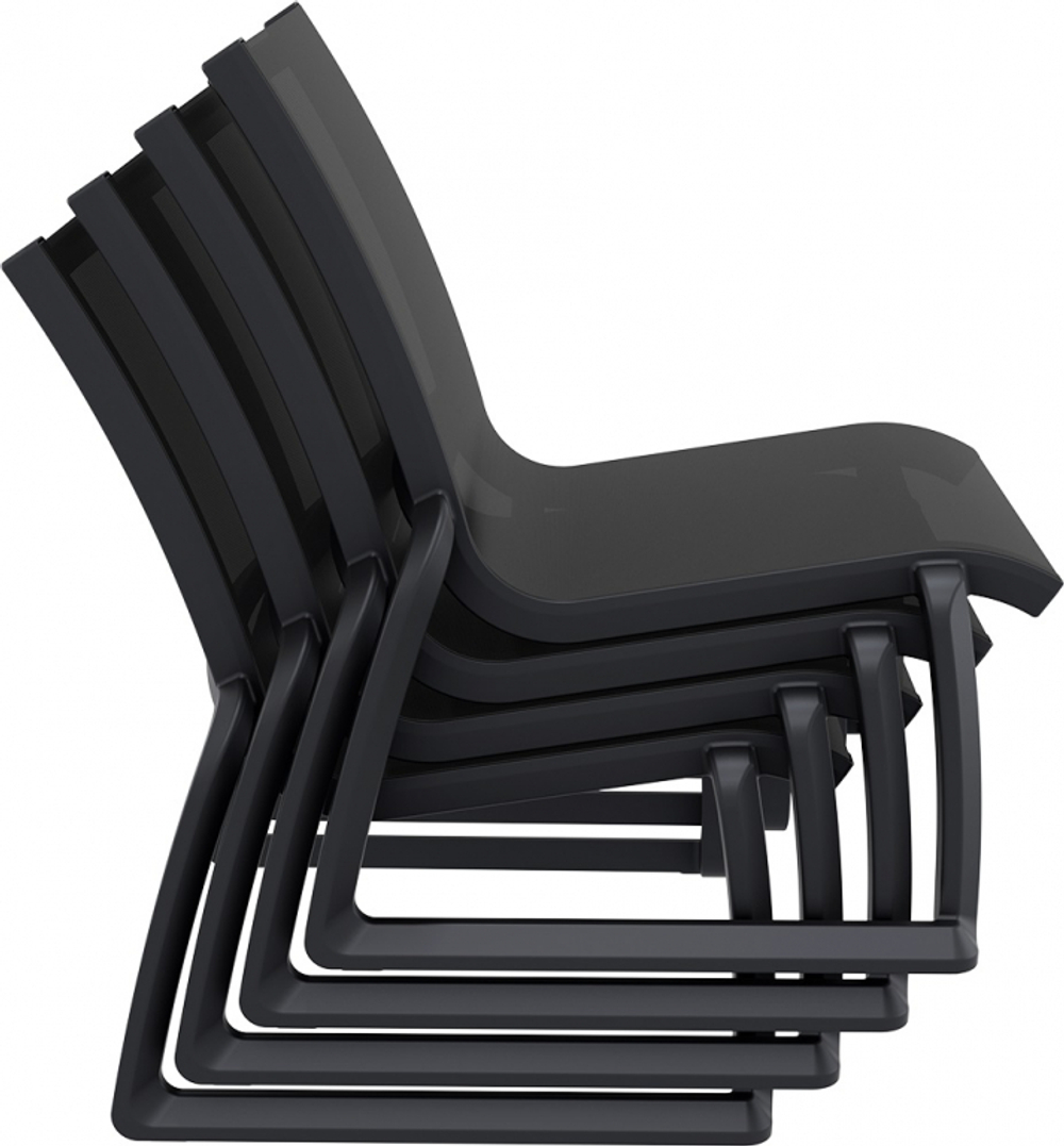Стул пластиковый Siesta Contract Pacific Lounge, черный