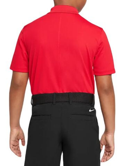 Футболка для мальчика теннисная Nike Dri-Fit Victory Golf Polo - university red/white