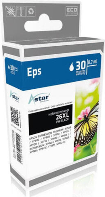 Картридж струйный черный 1 шт Astar AS15268