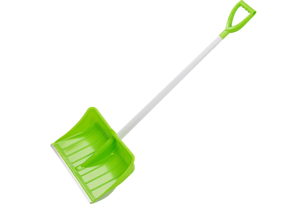 Лопата для уборки снега, полипропилен, 535х375х1400, стальной черенок, BASE Palisad 61493