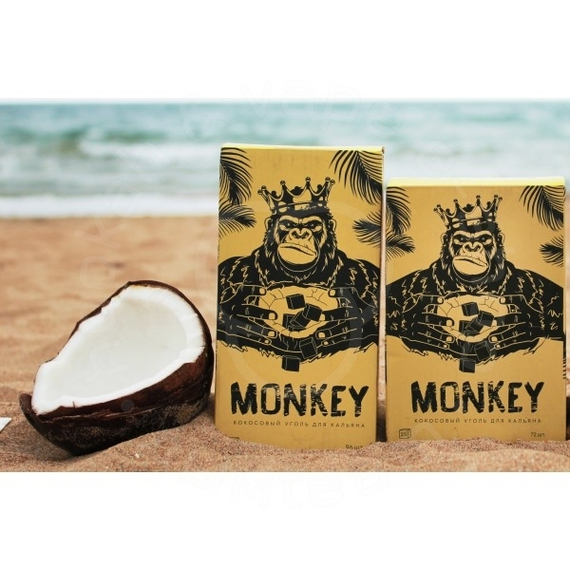 Уголь Monkey Mini, 25x25x25, 18 куб.