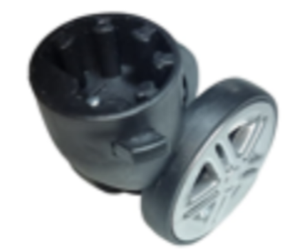 Колесо PLG-K 006, d56, чёрный