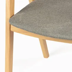 Стул Prerogative, ясень, серое сиденье