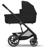 Коляска Cybex Balios S Lux BLK complete Aton S2 Ocean Blue 3 в 1 Moon Black с дождевиками