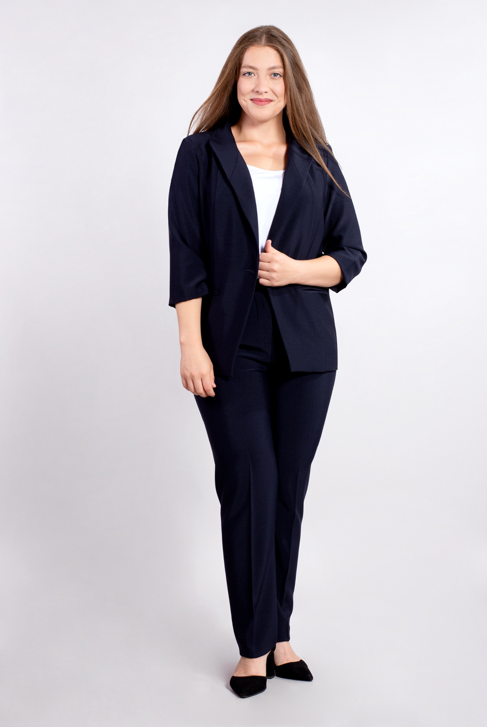 Жакет женский 3288АПА, Тёмно тёмно син #70ТТСи043288АП