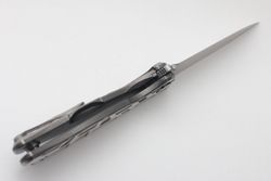 Нож Широгоров Flipper 95 S30V Т узор сатинирование подшипникифотография - 8