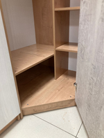 Шкаф угловой Ассоль Дуб бунратти/анкор белый/дельмар