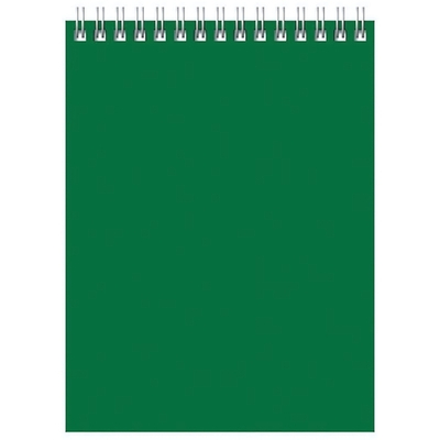 Блокнот А6 60л. клет. "Для конференций" гребень, зеленый (BG)