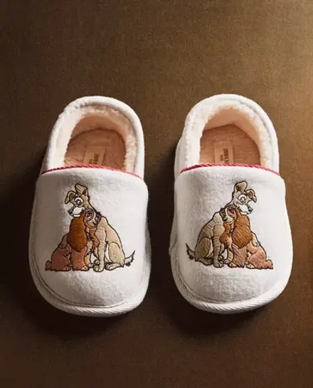 ZARA HOME ДЕТСКИЕ ТАПОЧКИ "ЛЕДИ И БРОДЯГА" © DISNEY