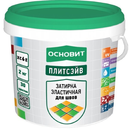 Затирка ОСНОВИТ ПЛИТСЭЙВ XC-6  бежевый 030 2кг