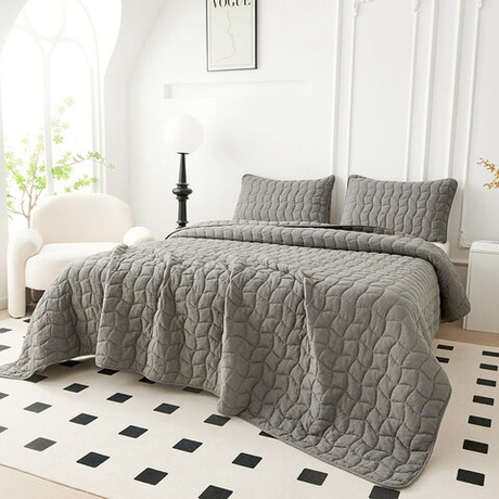 Покрывало 230x250 Sofi De MarkO Минелла антрацитовое