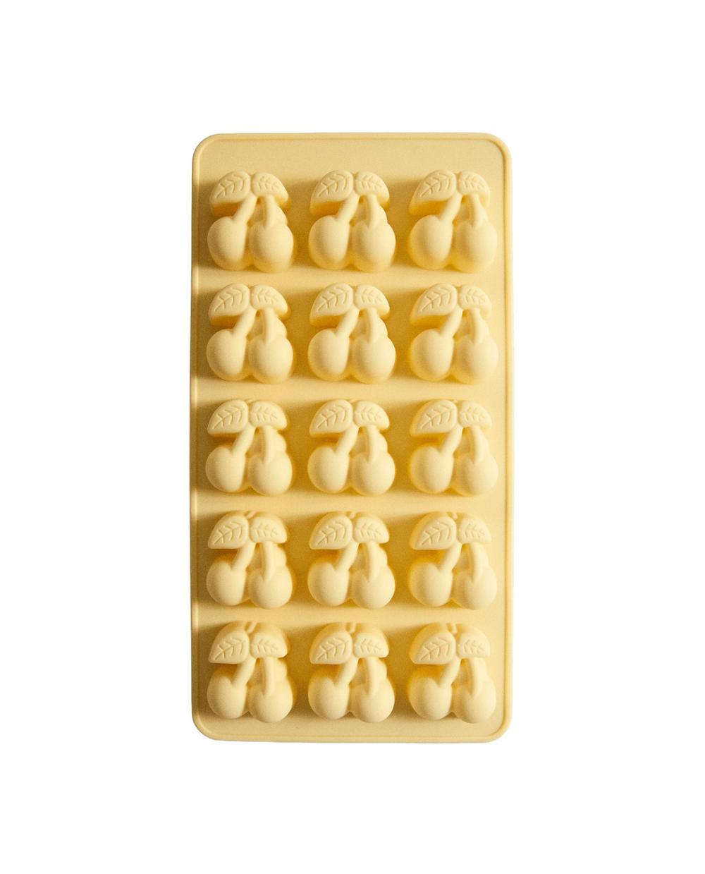 Zara Home Форма для льда силиконовая на 15 кубиков, ячейки в форме вишенок