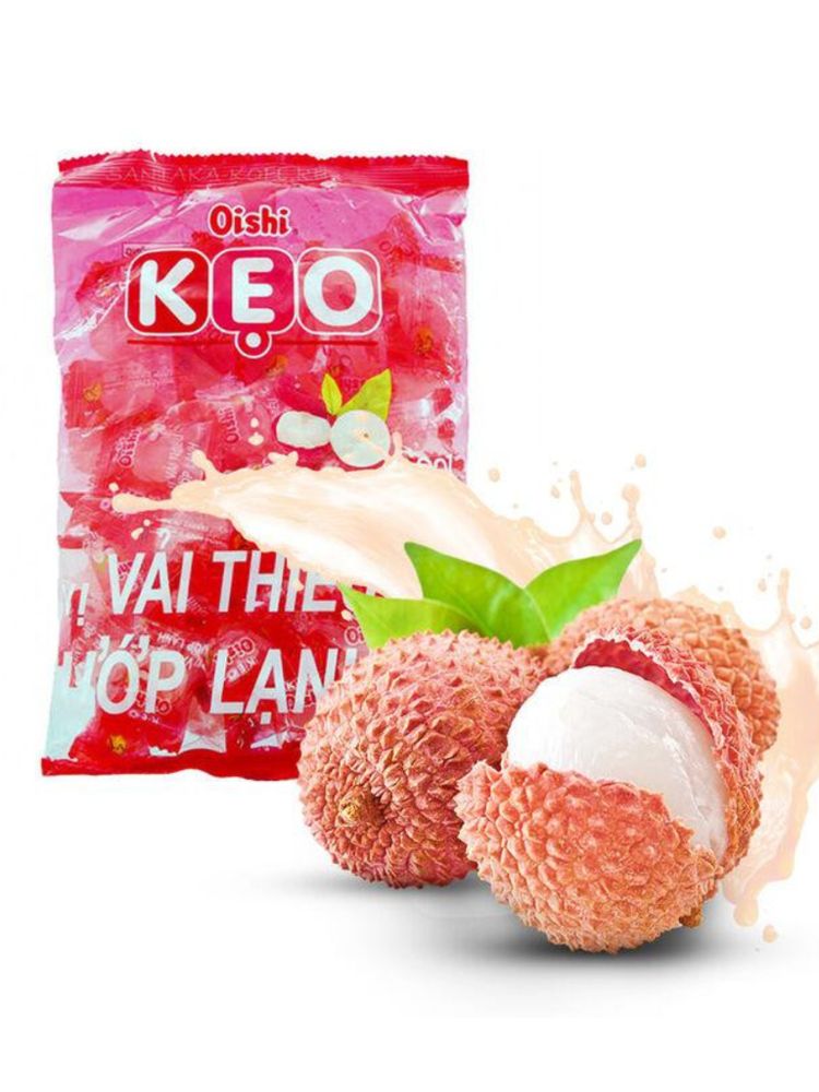 Конфеты леденцовые Oishi KEO со вкусом личи 85 г