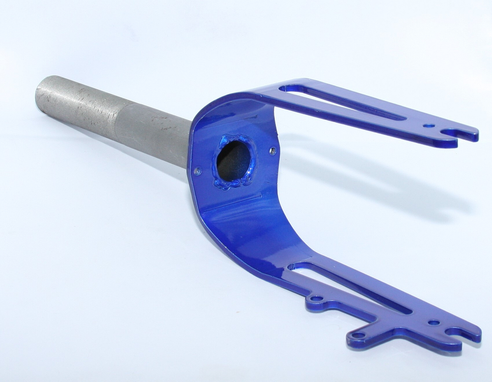 Вилка передняя синяя Kugoo ES3 Jilong