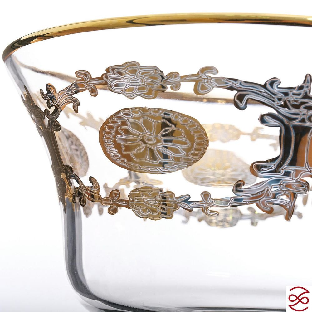 Конфетница медов.золото TIMON 22 см.