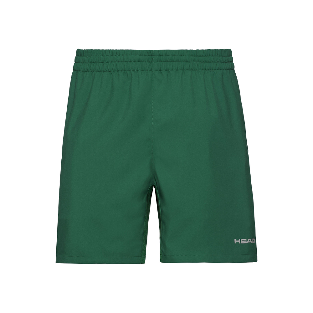 Мужские теннисные шорты HEAD Club 7in Shorts Men - Green, Silver